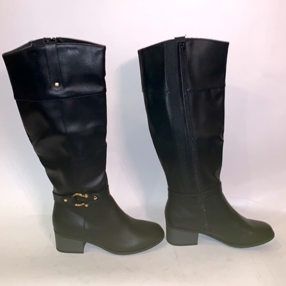 Karen Scott Vickyy riding boot in black size 6 1/2